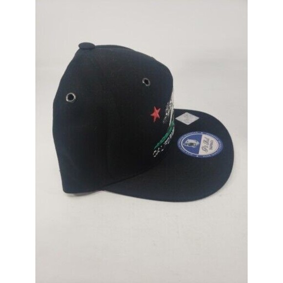 California Republic Pit Bull Snapback Hat Cali Bear NEW Black Collectible - Picture 6 of 14